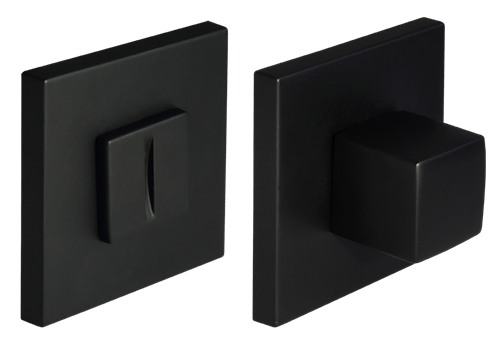 Завертка сантехническая MH-WC-S6 BL (черная) квадратная тонкая - фото 5704