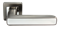 Ручка дверная DIY MH-44 GR/СP-S55 графит/полированный хром ручка на квадратной накладке - фото 5096